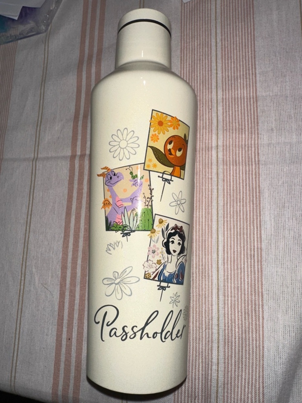2023 Disney Parks Flower Garden Epcot Orange Bird Figment Corkcicle Passholder